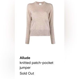 Beige cashmere sweater- crew neck